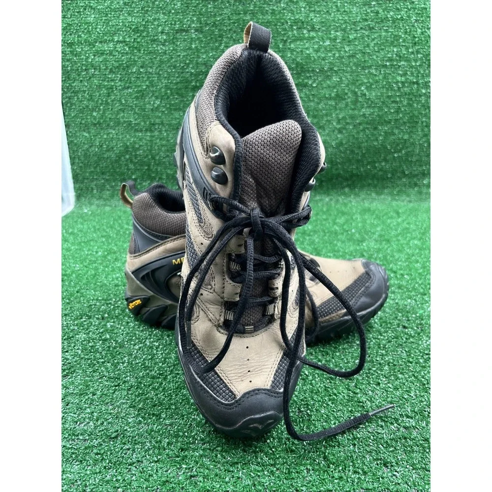 Merrel Continuum Waterproof Hiking Boots Vibram Soles Mens Size‎ 8 No Insoles
